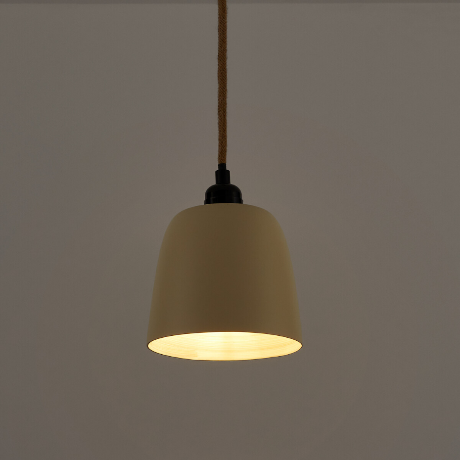 Suspension en bambou colorée Ø15 cm, Bineta
