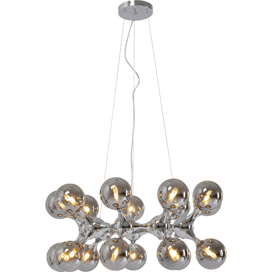 Suspension 18 abat-jours en verre, ATOMIC BALLS