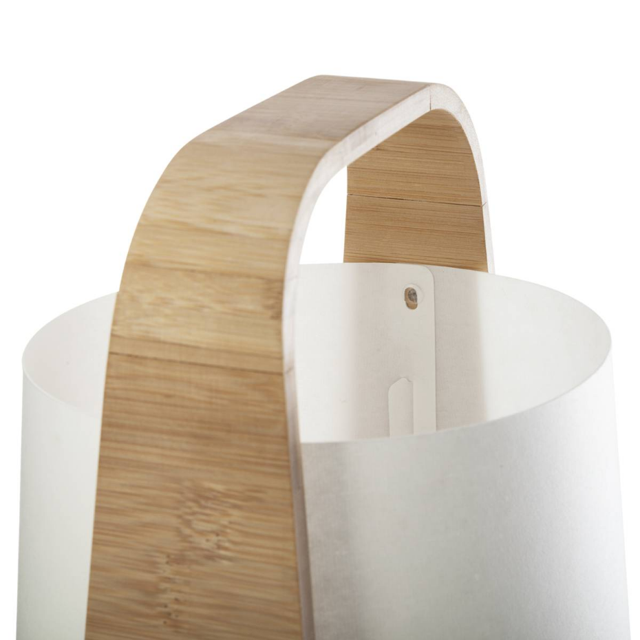 Lampe bambou et papier design épuré REX