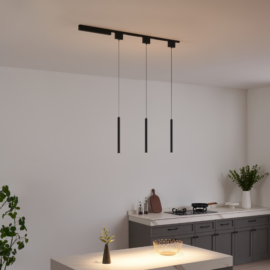 Kit rail 3 suspensions LED tubes - LYNE