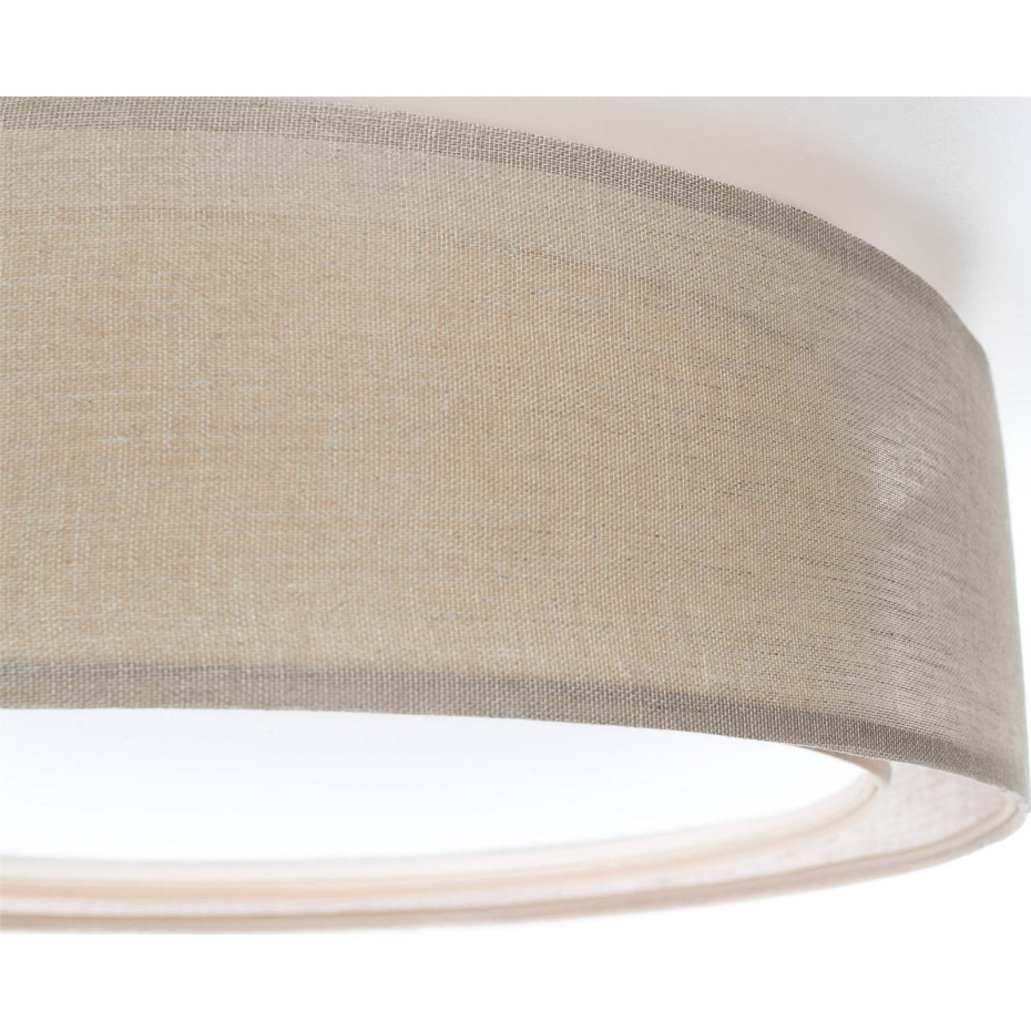 Plafonnier rond en tissu Puro