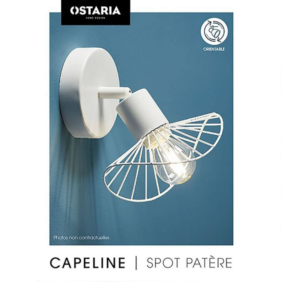 Applique Spot Orientable Capeline Noir