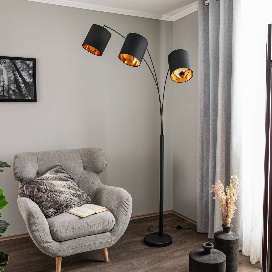 Lampadaire en métal moderne, Nanika