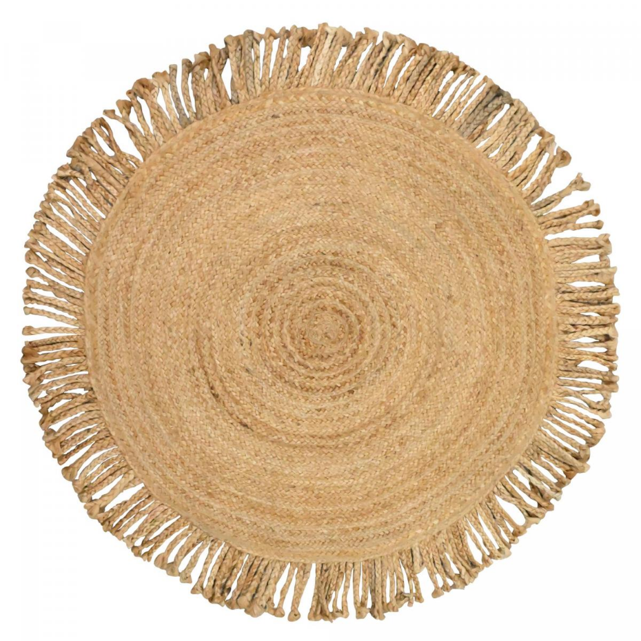 Tapis rond JT SATCH , tapis jute artisanal