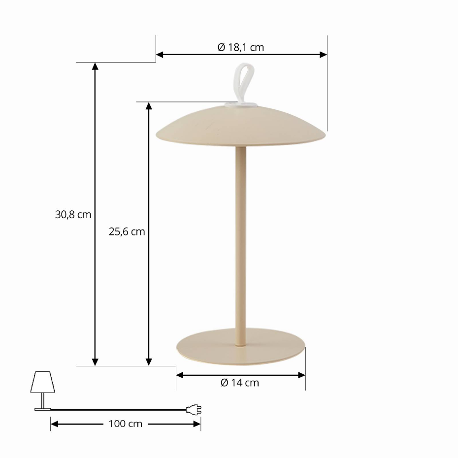 Luminaire de terrasse en métal moderneLED