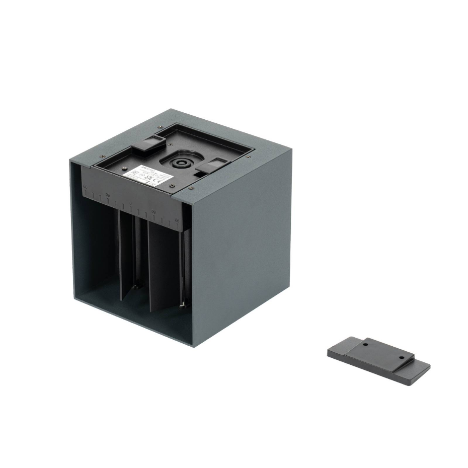 Lampe solaire extérieur en aluminiumLED
