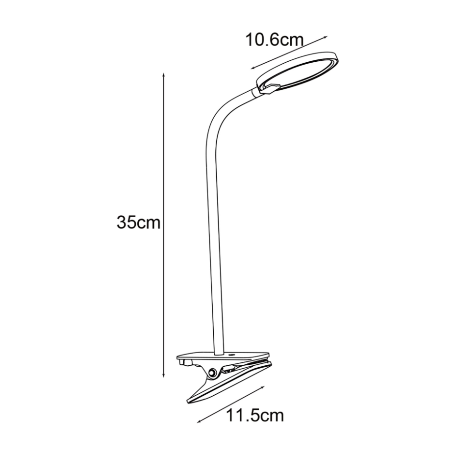 Lampe de bureau tactile dimmable, STARLA