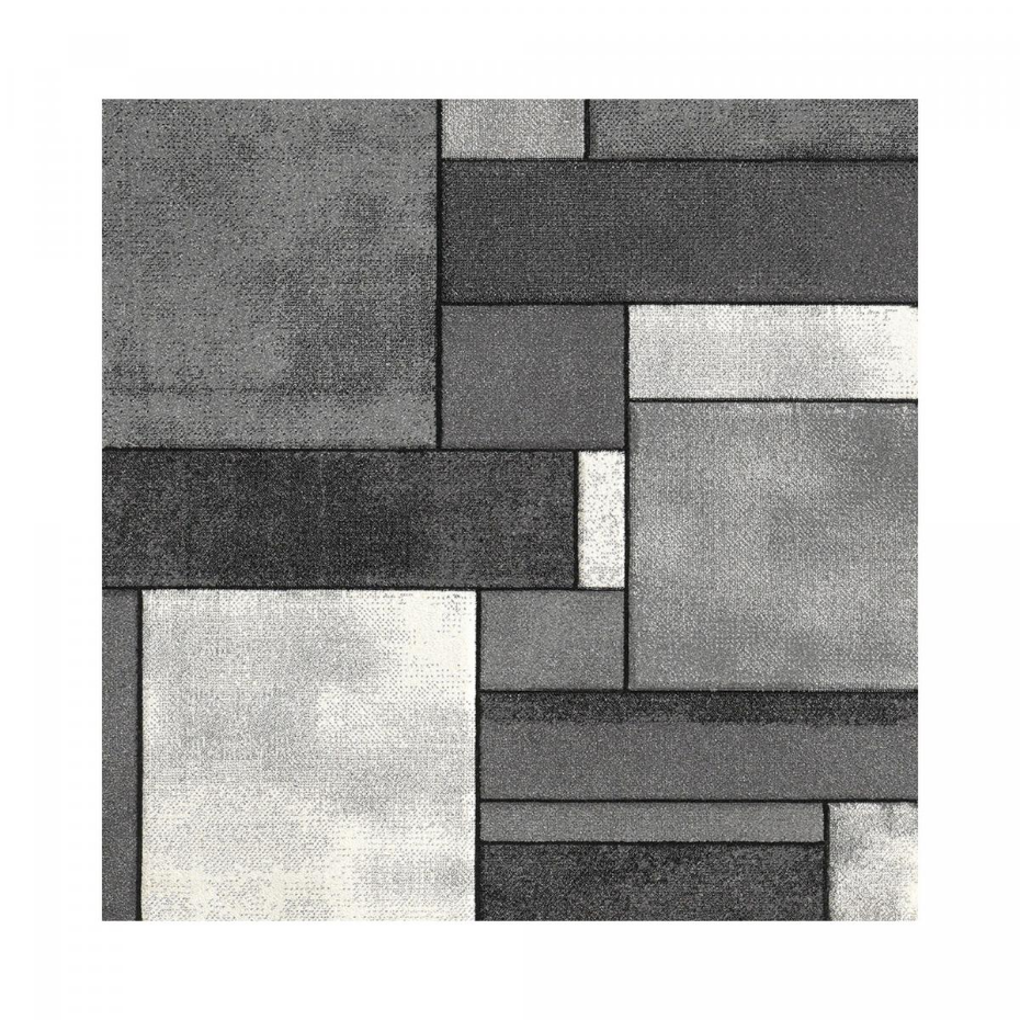Tapis salon et chambre tissé motif géométrique LYN8 GEOME