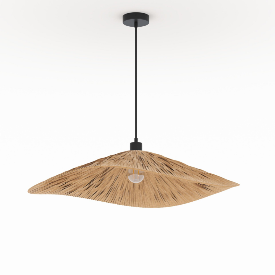 Suspension en raphia 75 cm - STELLAIRE