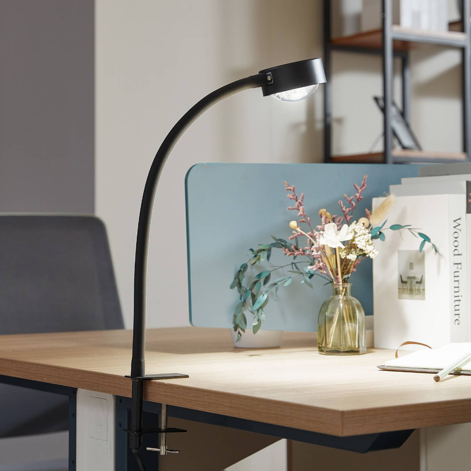 Lampe à pince en métal moderne, Jyla