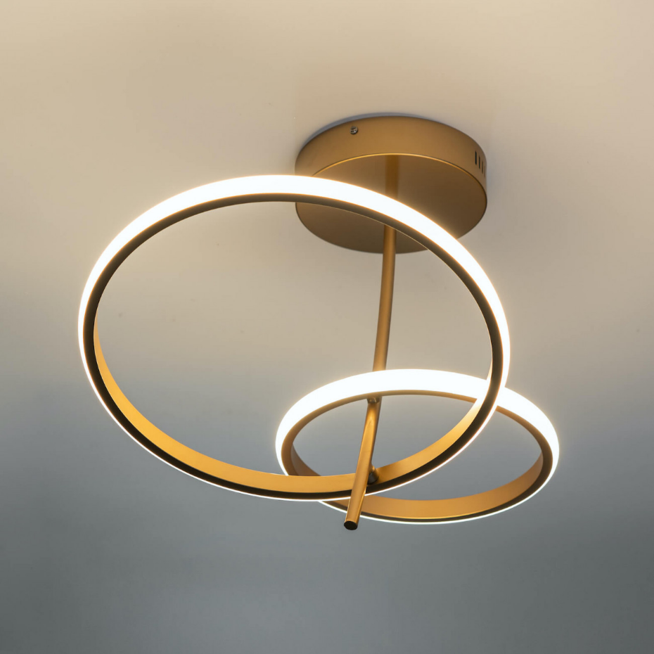Plafonnier LED double anneau - BELLAGIO