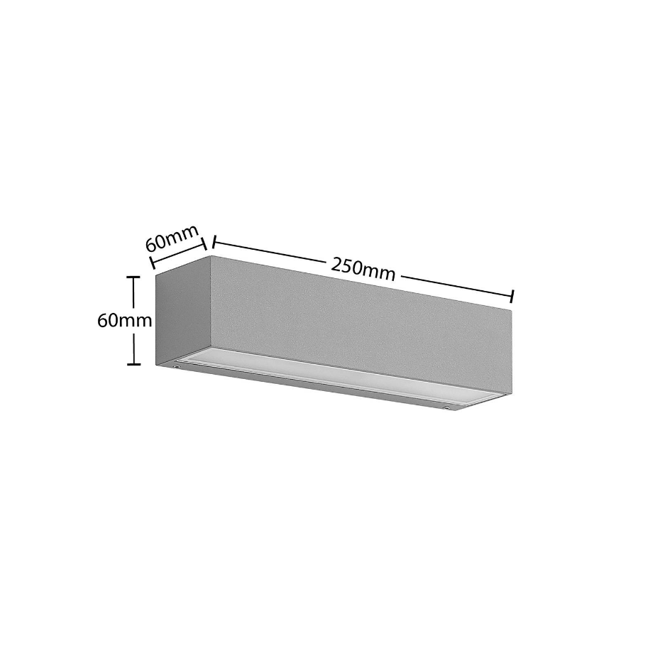 Applique extérieure en aluminium moderneLED