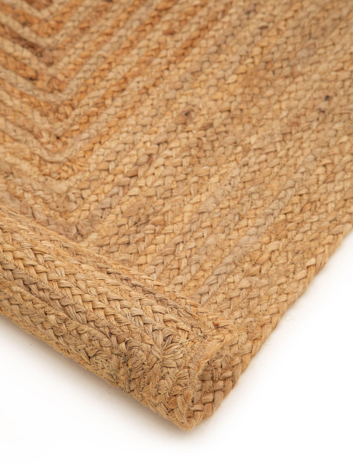 Tapis de jute tissé main JUTTA