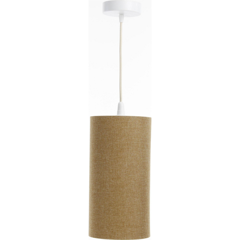 Suspension en lin rond Boho Elegant