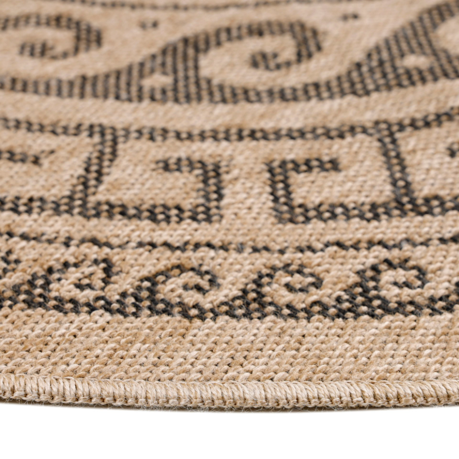 Tapis extérieur rond à motif COMILLA