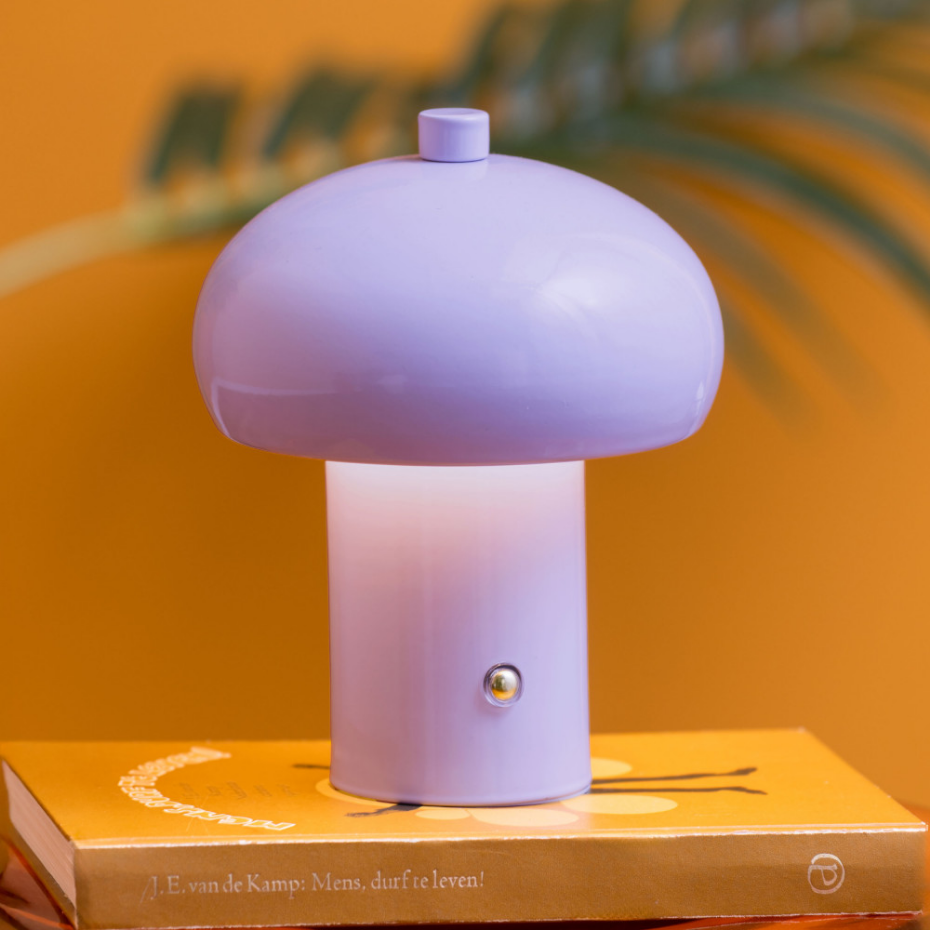 Lampe à poser champignon en métal- RETRO SETA