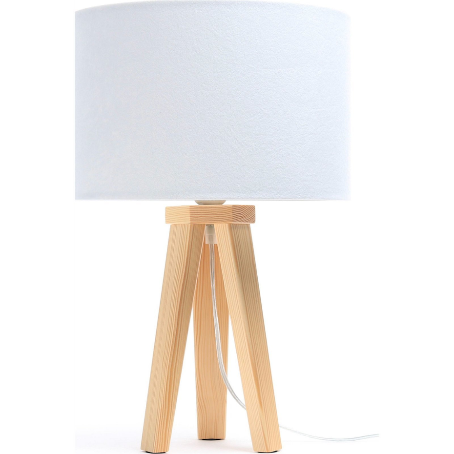 Lampe de chevet en bois Glamour