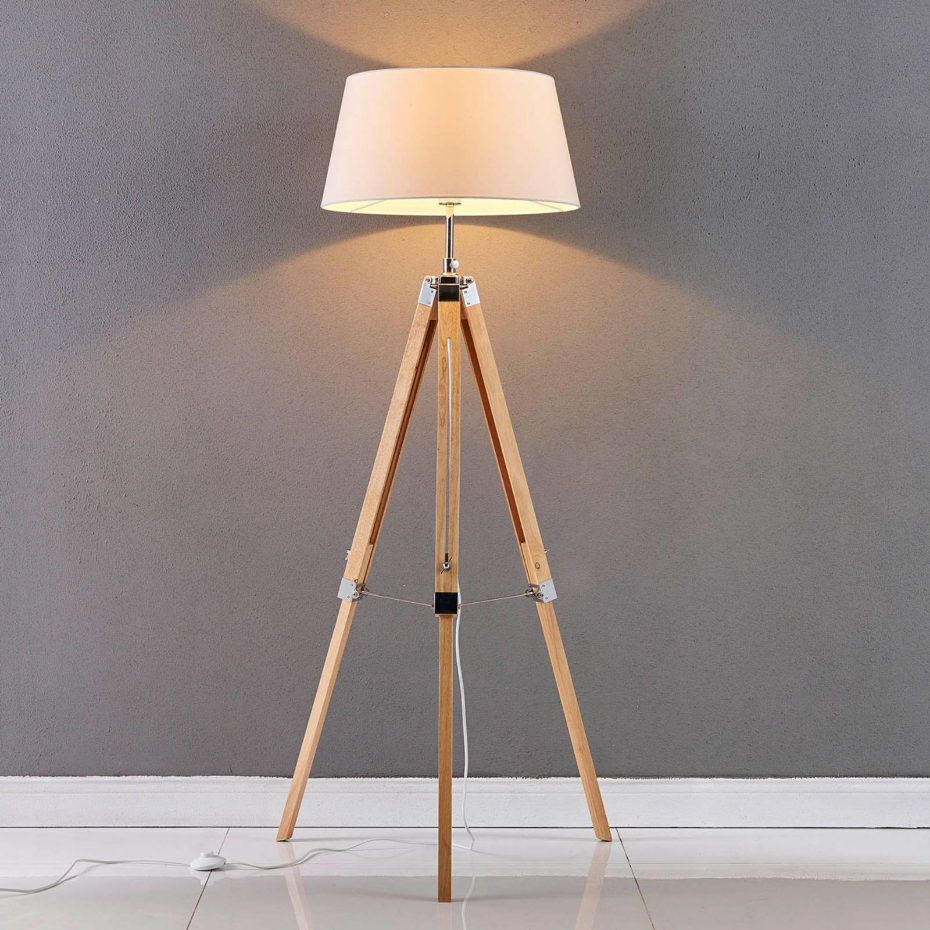 Lampadaire en bois scandinave, Katie