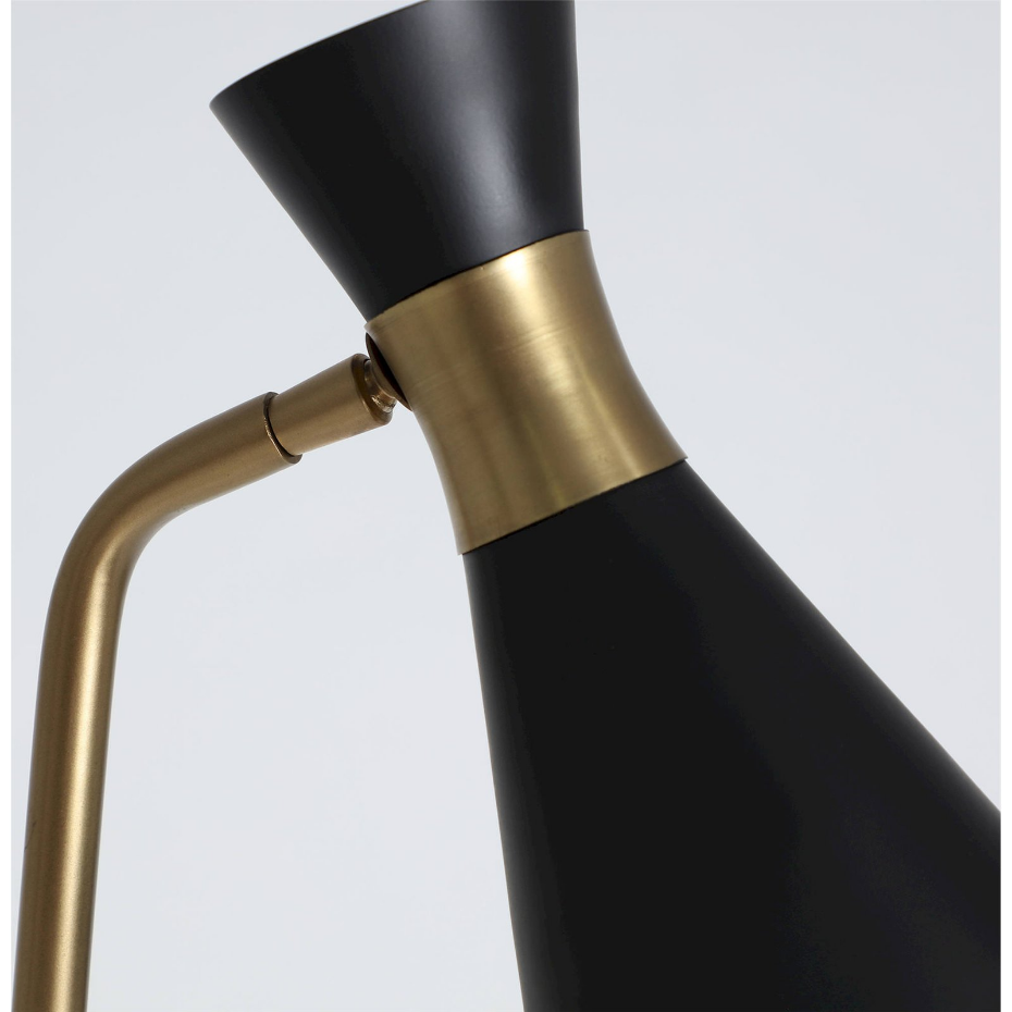 Lampadaire en fer  et doré style contemporain