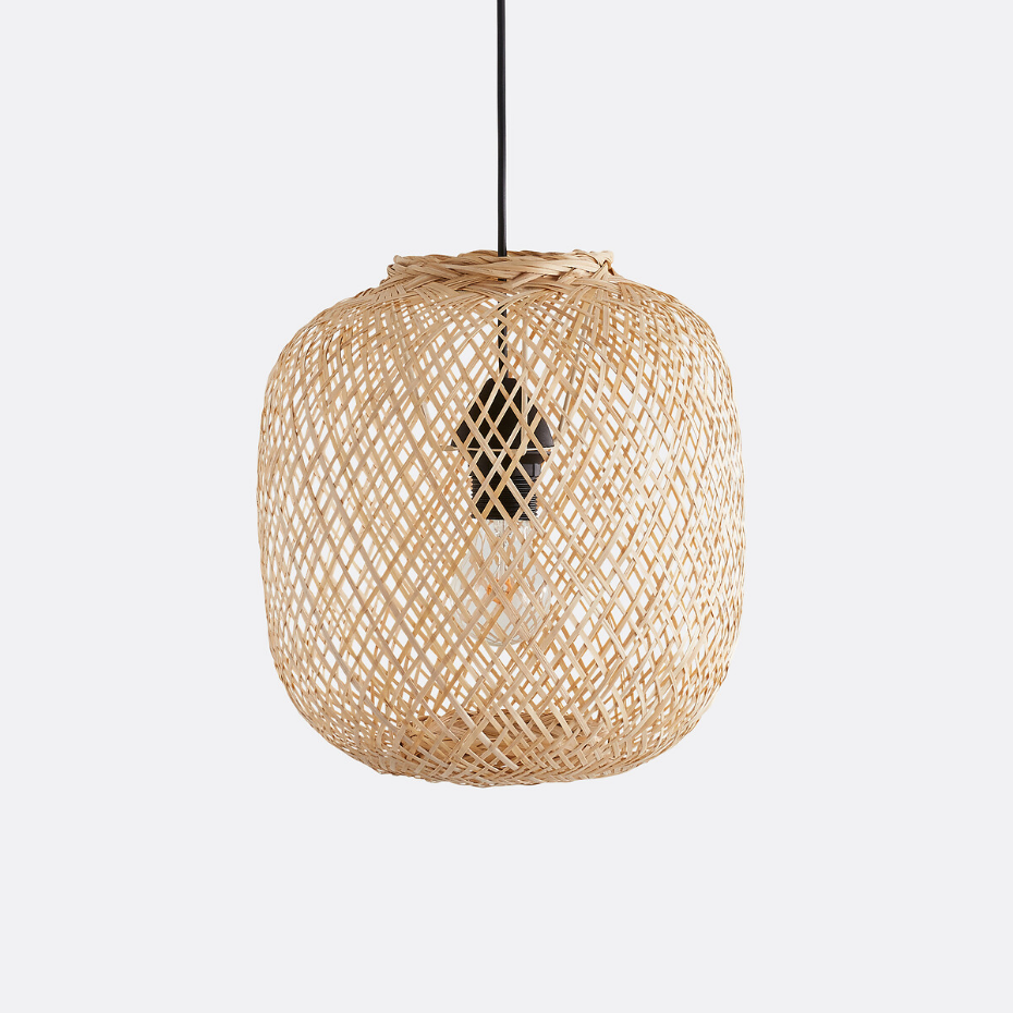 Suspension en bambou Ø33 cm, Ezia