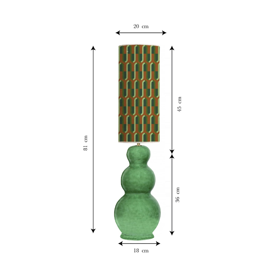 Lampe de Table Haute Groovy Lines
