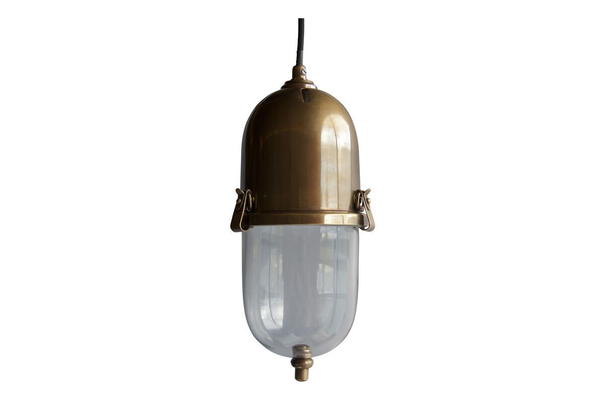 Lampe suspendue en laiton KAPSULA