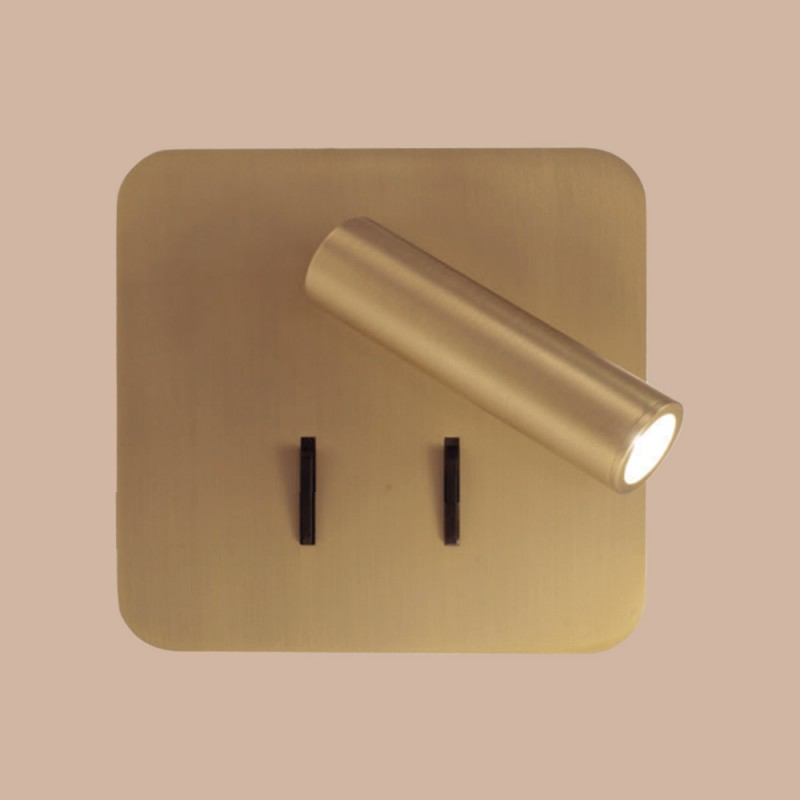 Applique Led Tête De Lit Dorée Cayman II