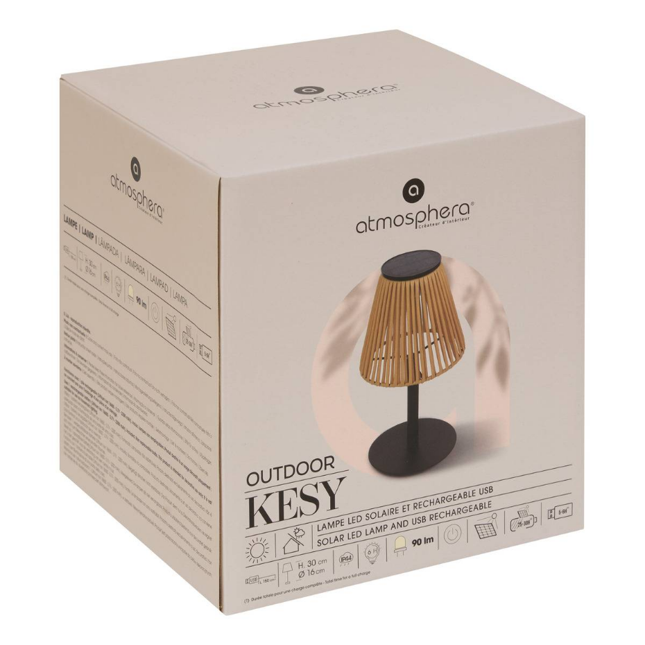 Lampe d'extérieur solaire USB KESSY