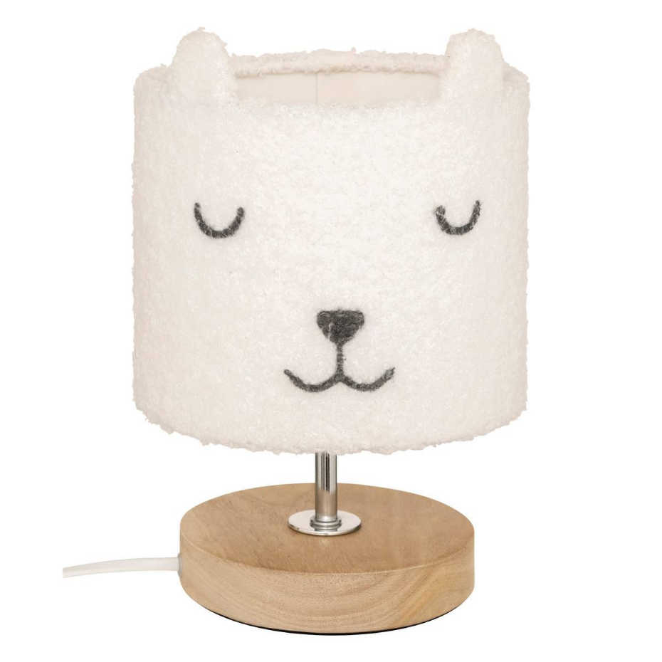 Lampe à poser enfant bois imprimé TOXEY