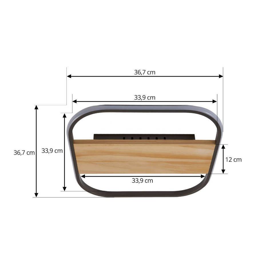 Plafonnier en aluminium traditionnelLED