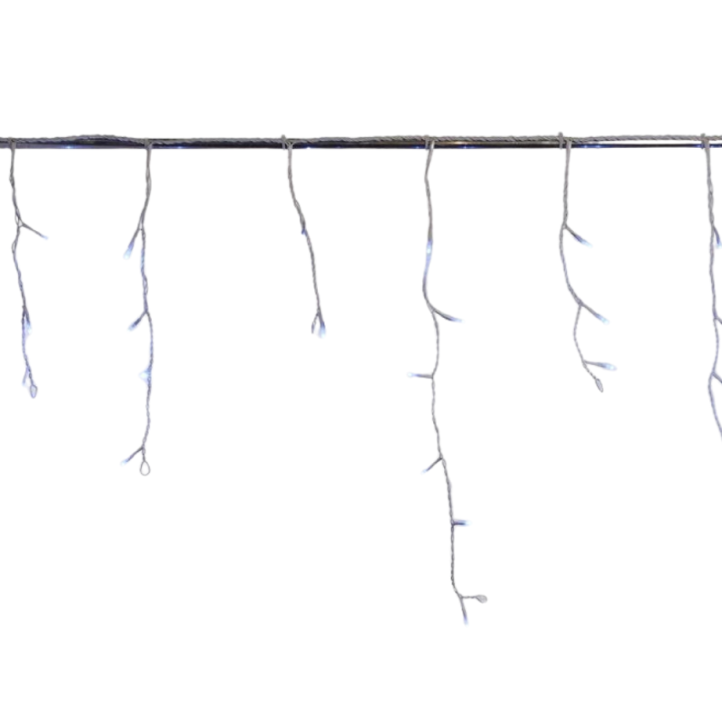 Guirlande Stalactite Lumineuse Extérieur 8m Bleu