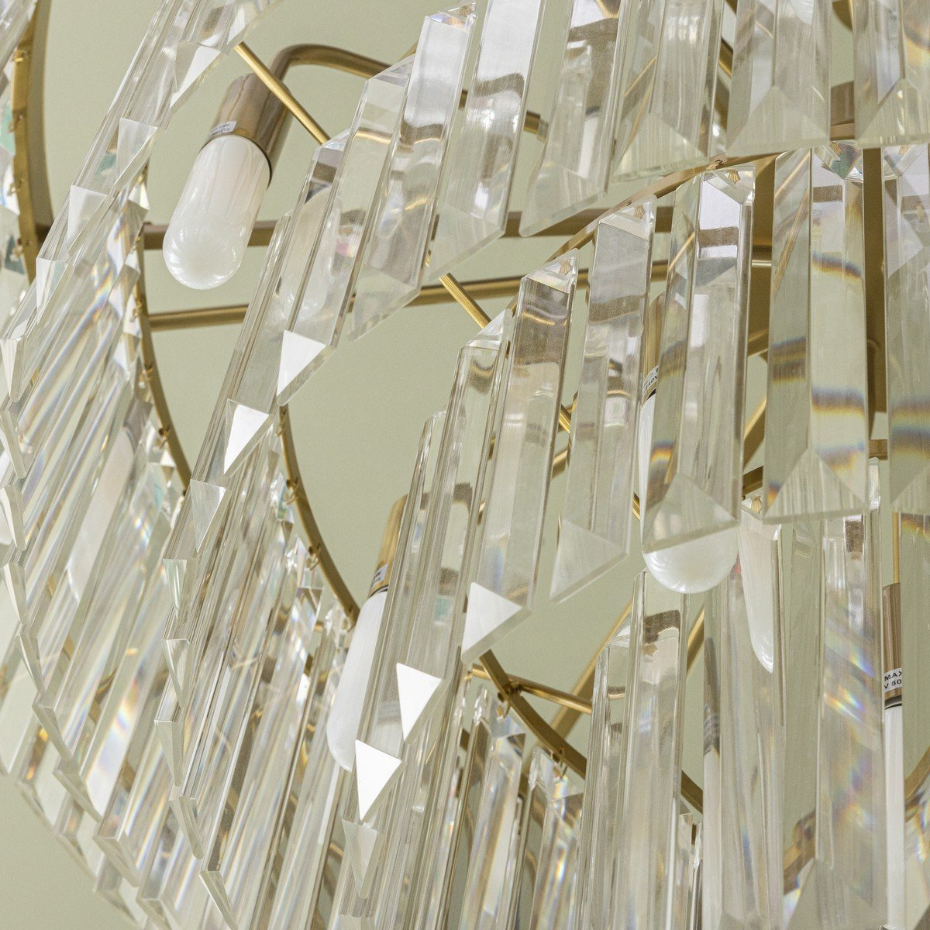 Lustre doré fulgurant GM L 200 cm - FULGURANT