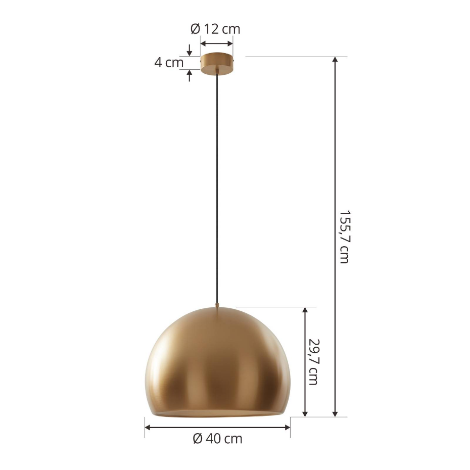 Suspension en aluminium designLED, Lythara