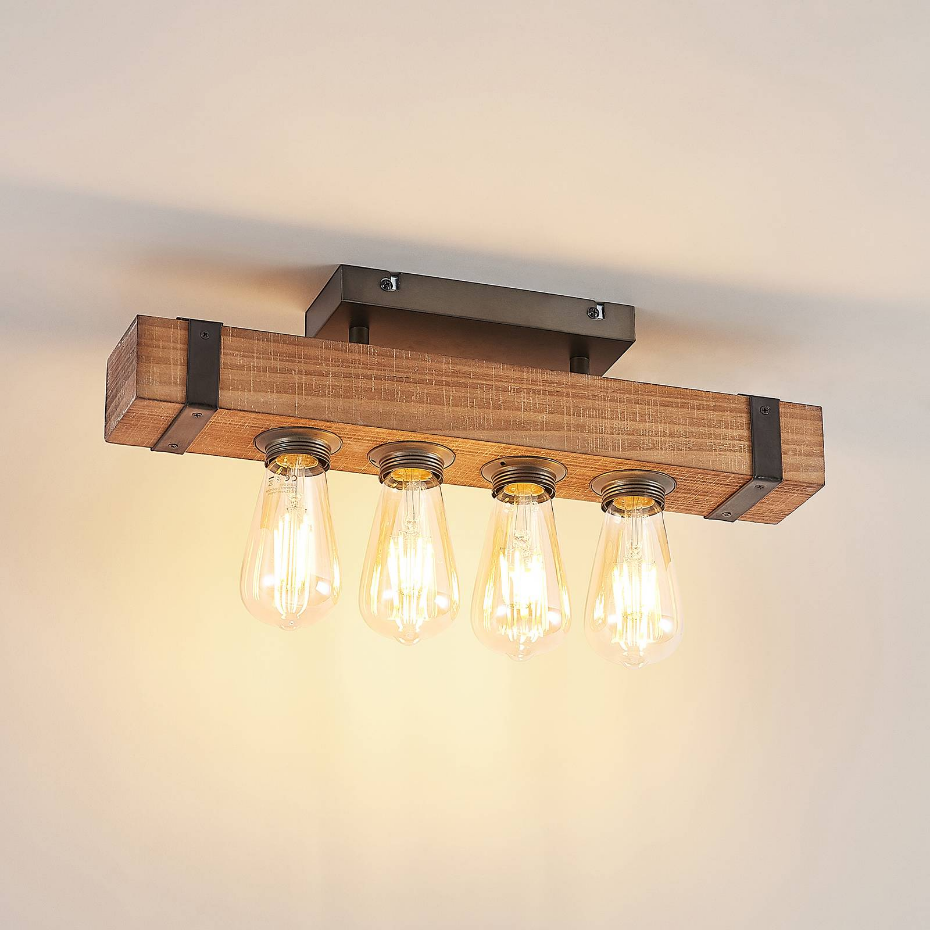 Plafonnier en bois traditionnel, Sverina