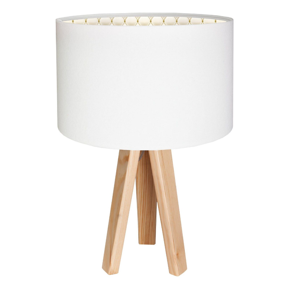 Lampe de chevet en bois modèle Glamour