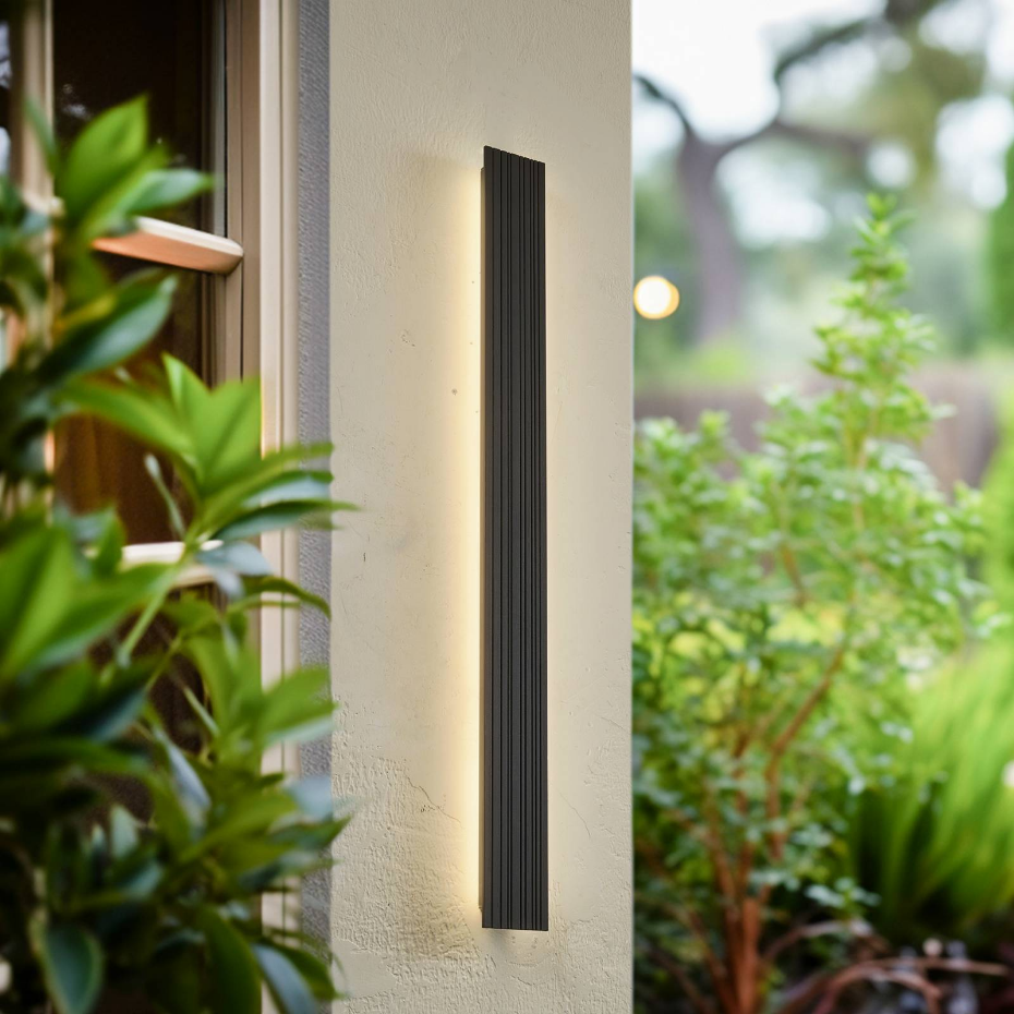 Applique extérieure en aluminium moderneLED