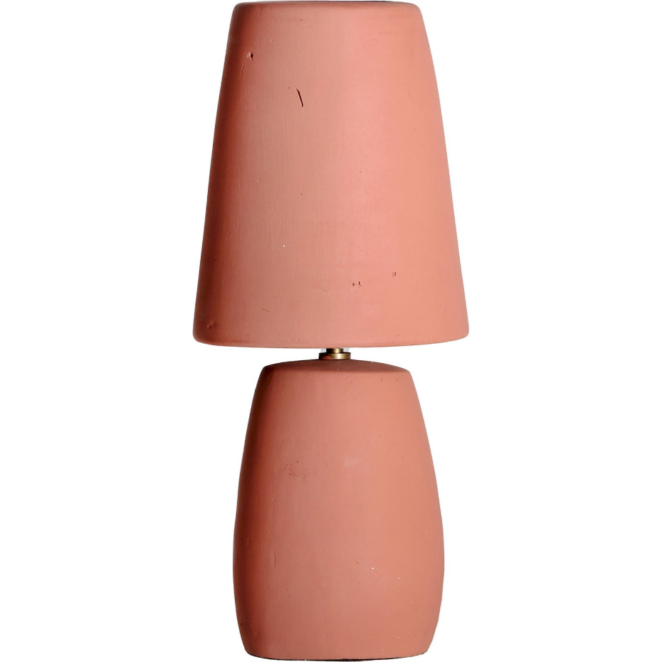 Lampe de table en céramique et laiton