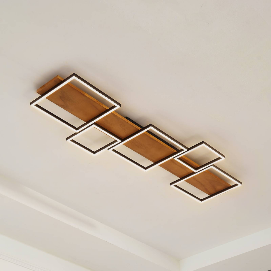 Plafonnier en bois moderneLED, Galad