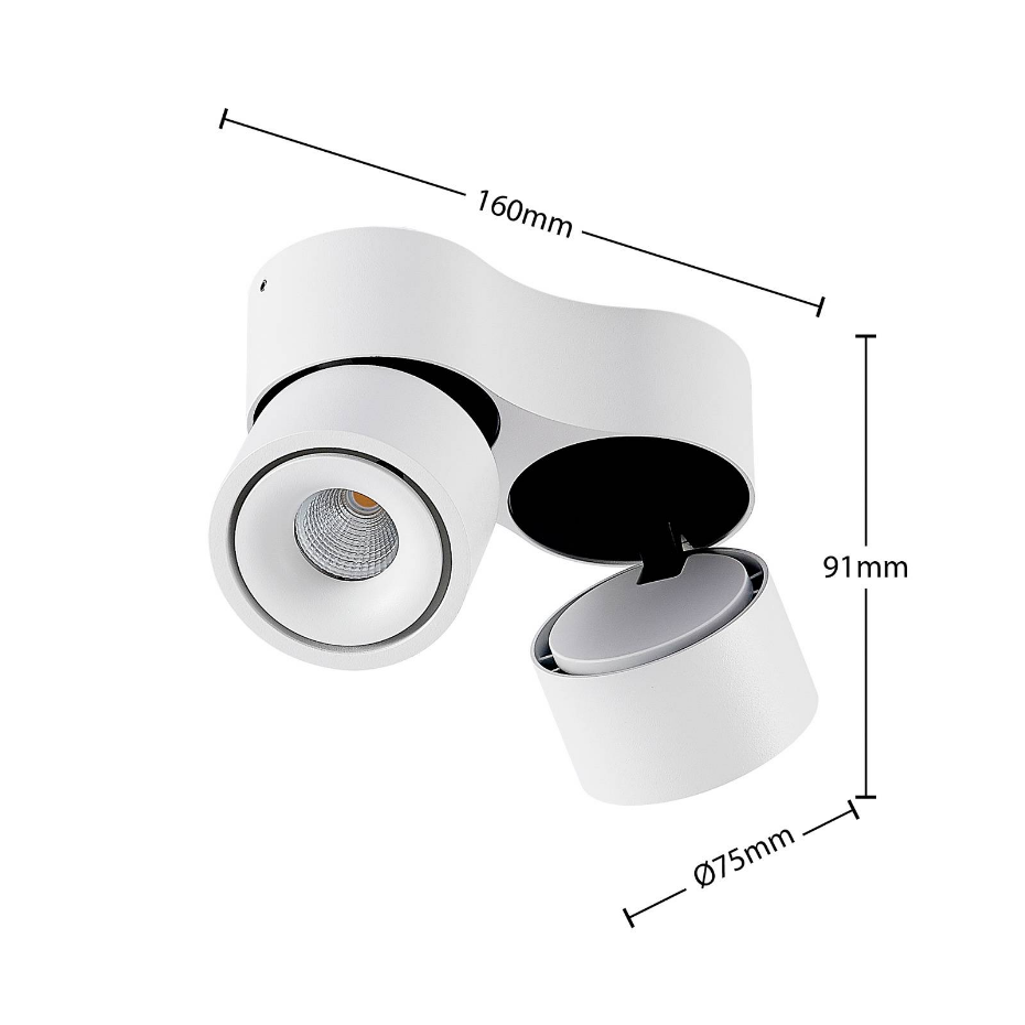 Plafonnier en aluminium moderneLED, Rotari