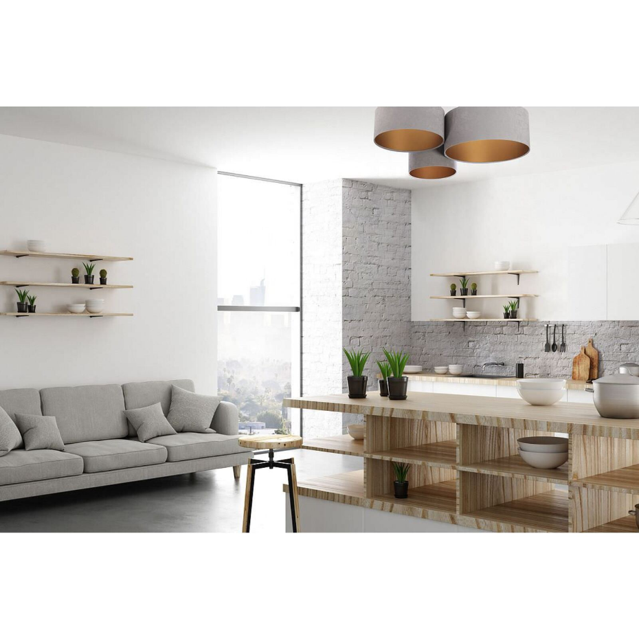 Plafonnier en tissu Trio