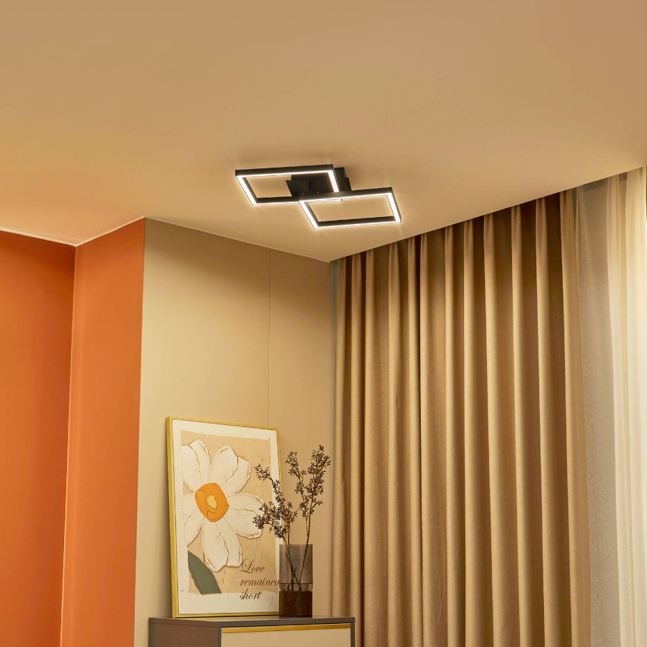Plafonnier en métal moderneLED, Tjado