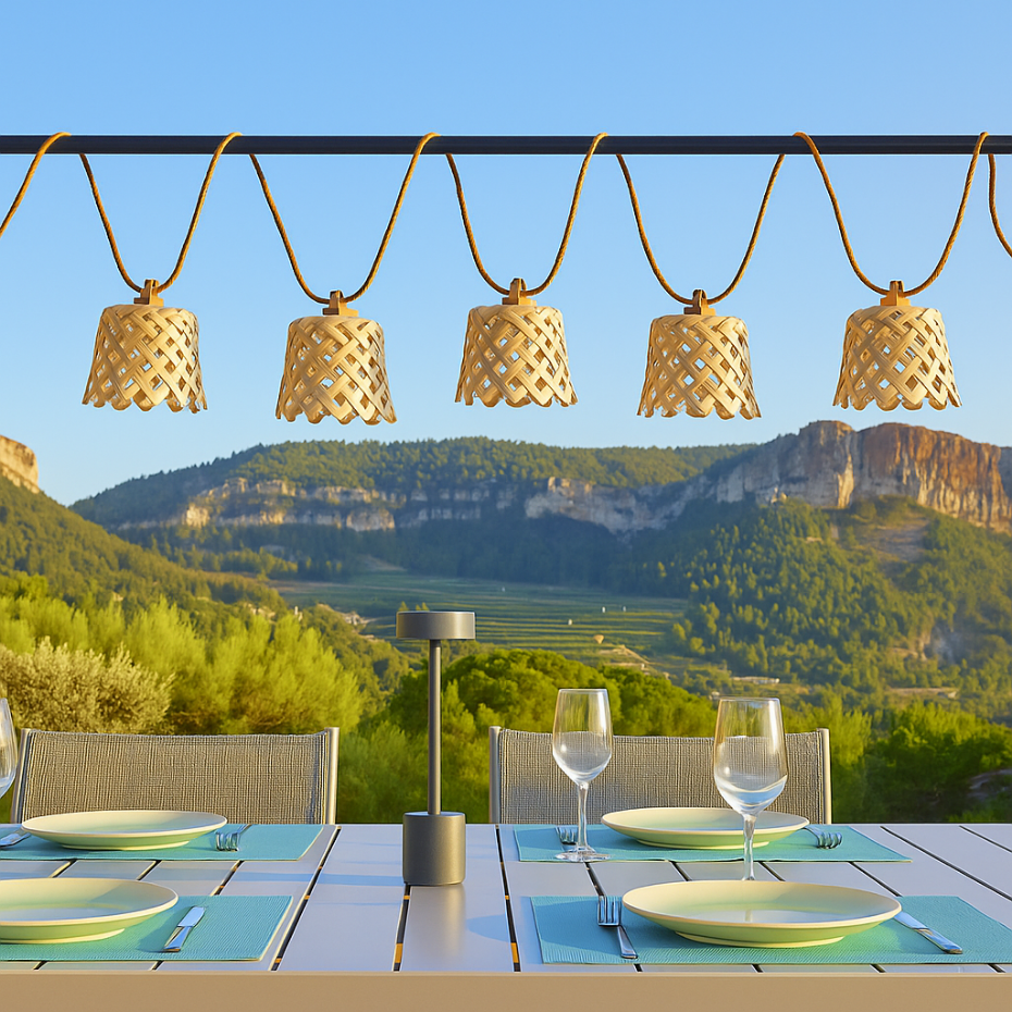 Guirlande solaire NOYA HYBRID 10 ampoules 8M