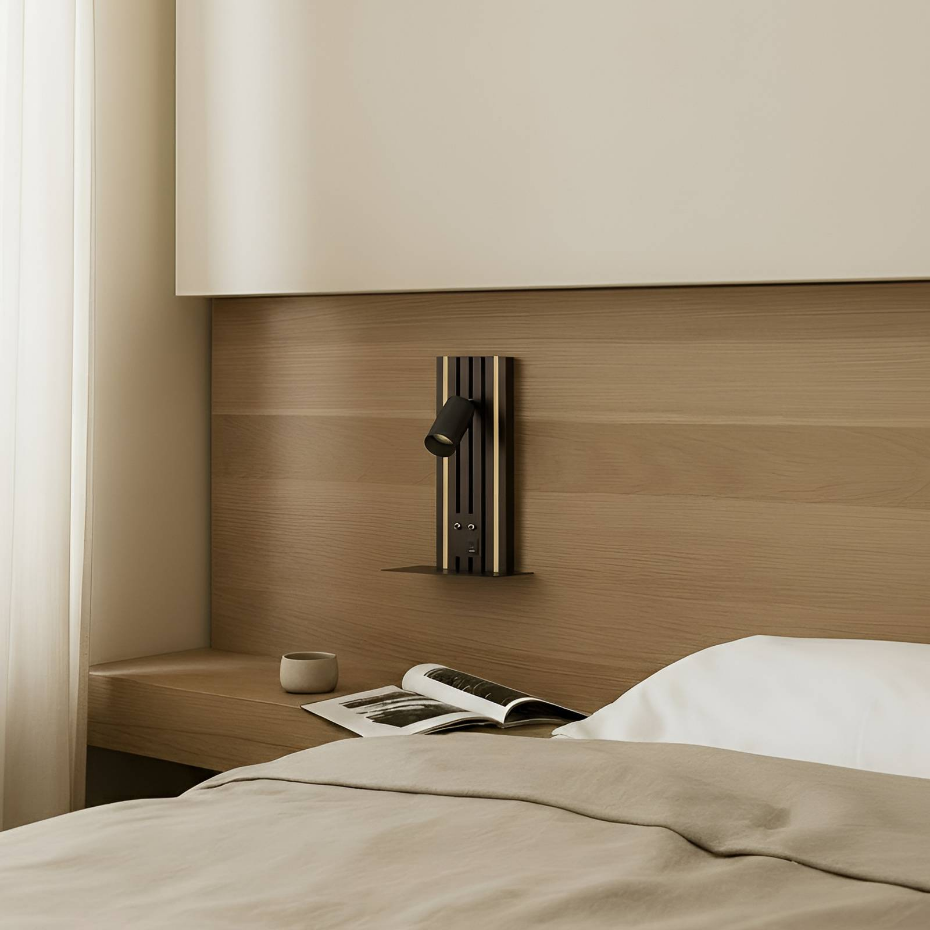 Applique en bois moderneLED, Tiron