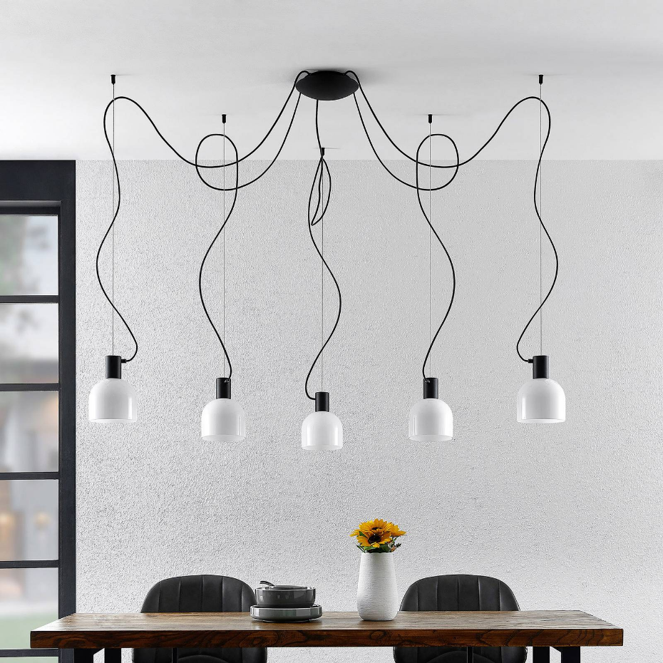 Suspension en verre moderne, Serina