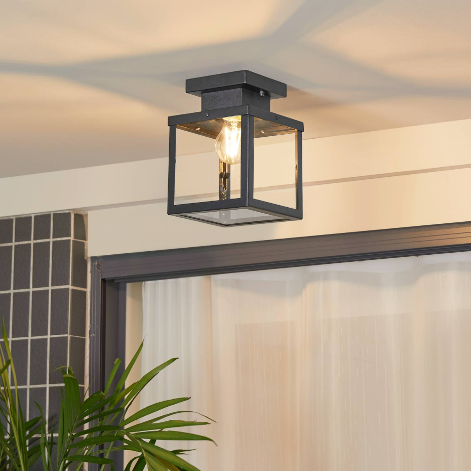 Plafonnier en inox moderne, Mandus