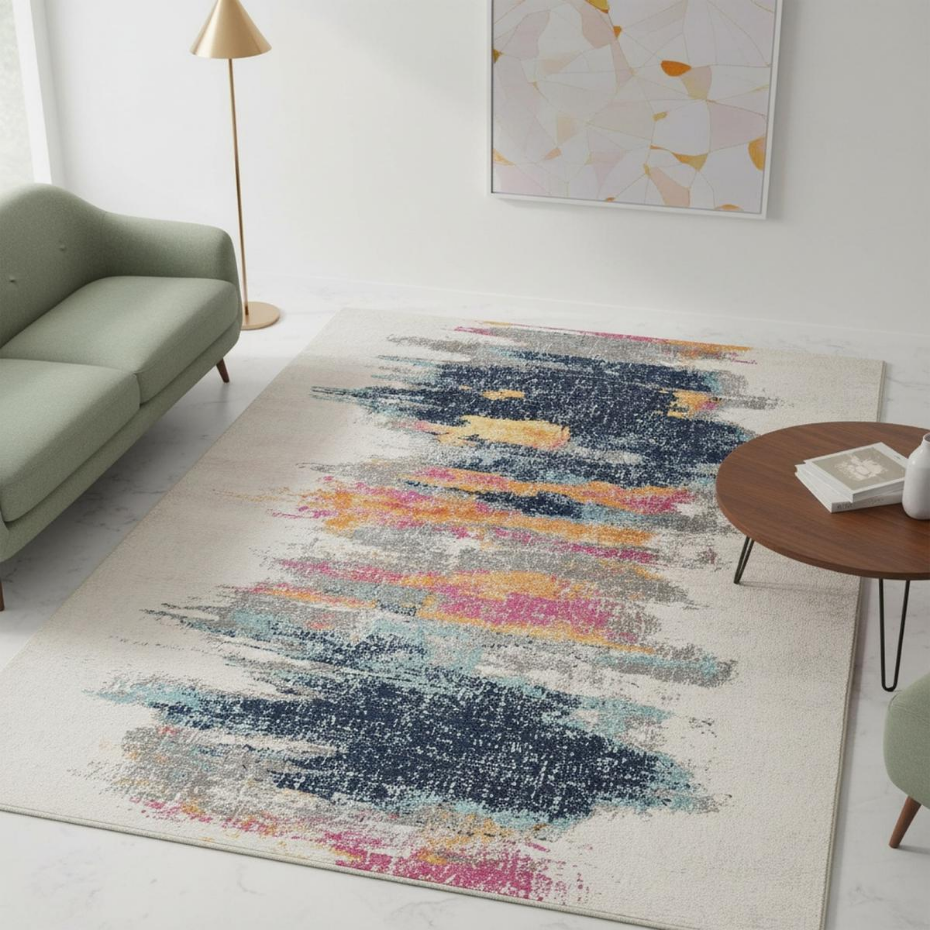 Tapis art abstrait - LYN3 DESI Couleurs vives