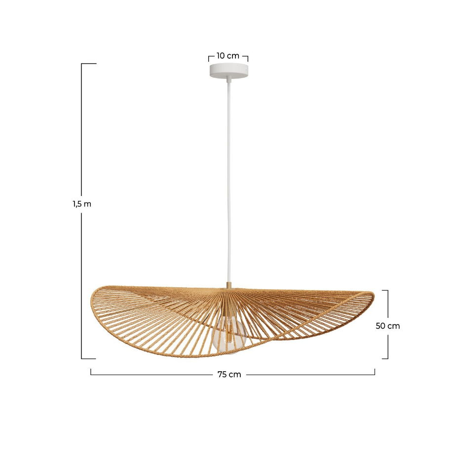 Suspension en papier de corde - MADA
