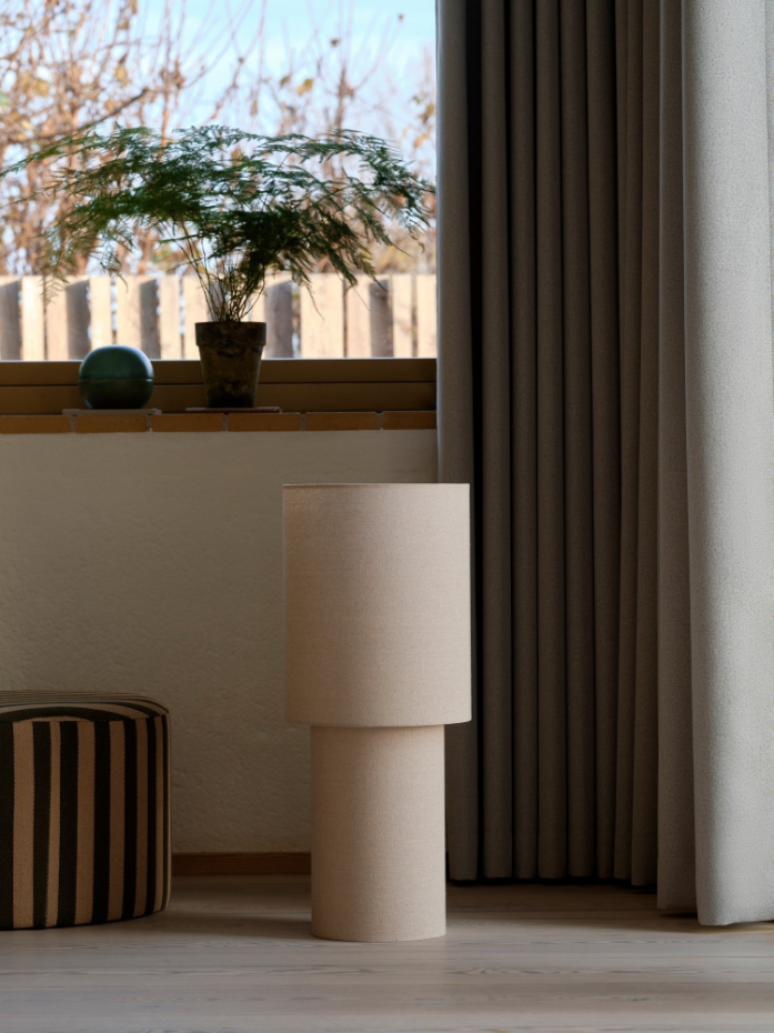 Lampadaire Izara 60  Textile Beige ,  H. 60 - IP20 - E27 /  Nordlux Intérieur