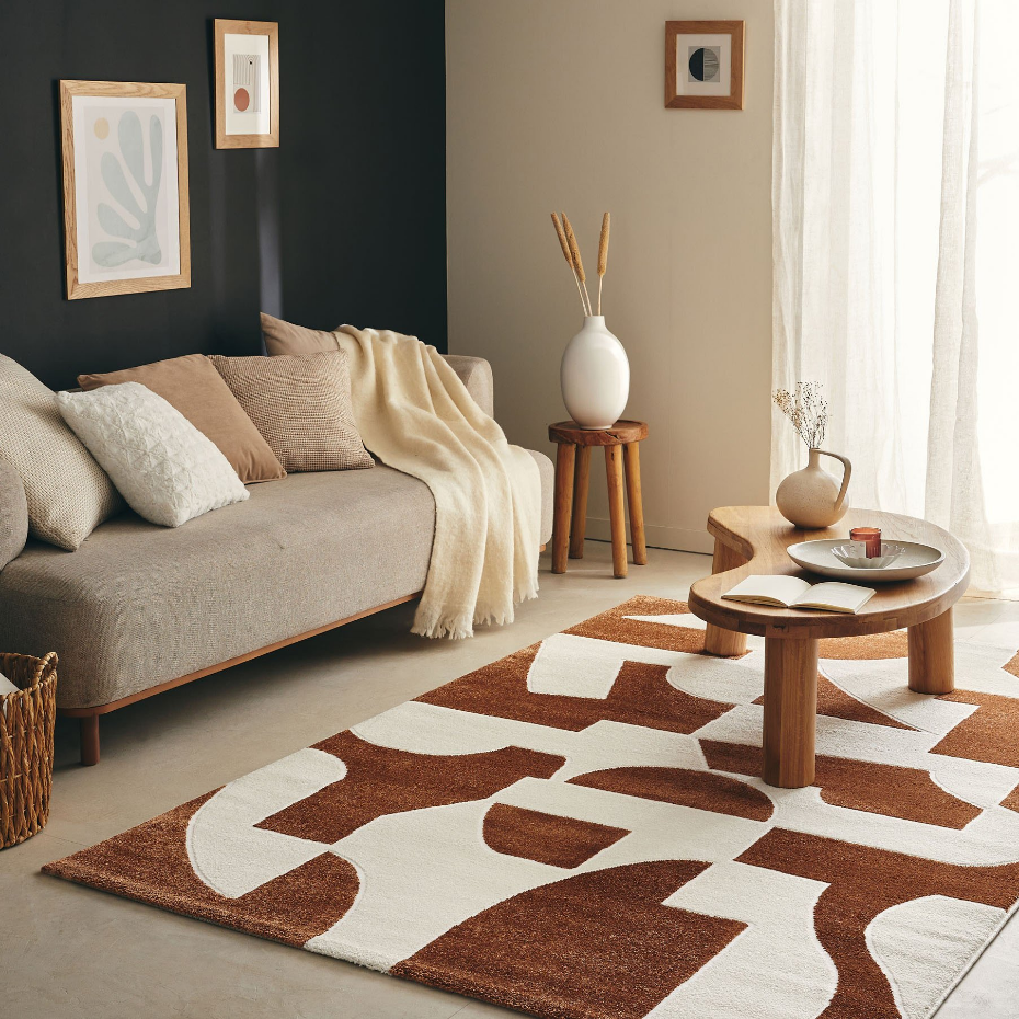 Tapis de salon motifs abstraits MEMPHIS