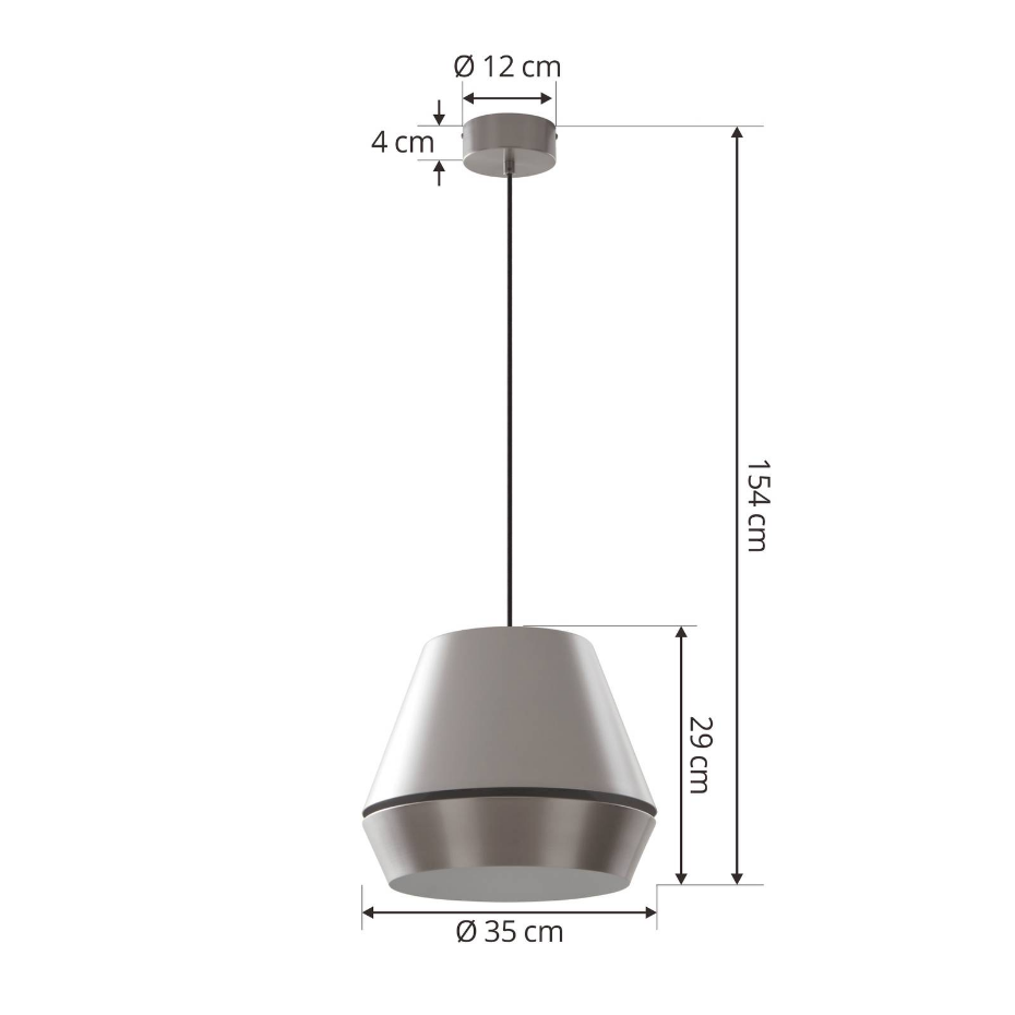 Suspension en aluminium designLED, Mynoria